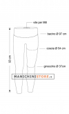 Gambe uomo snodate con base quadra