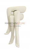 Tris di gambe espositive donna da muro