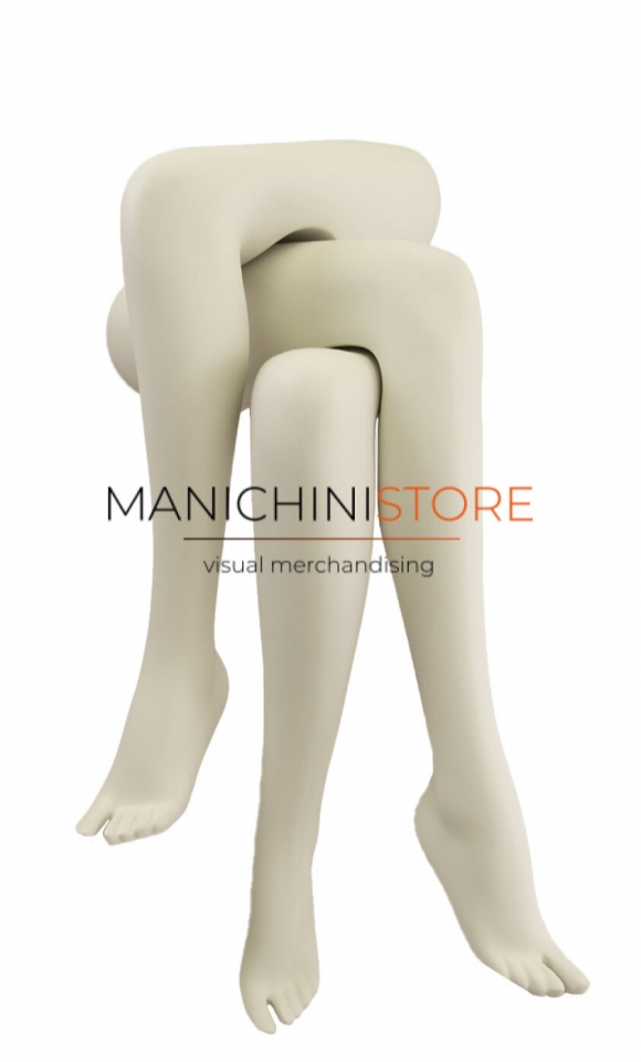 Tris di gambe espositive donna da muro