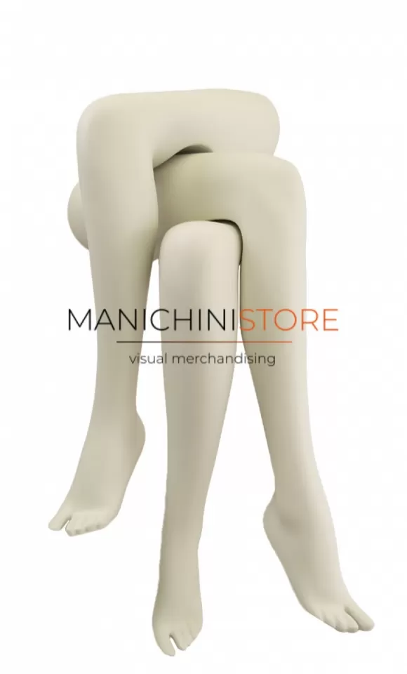 Tris di gambe espositive donna da muro