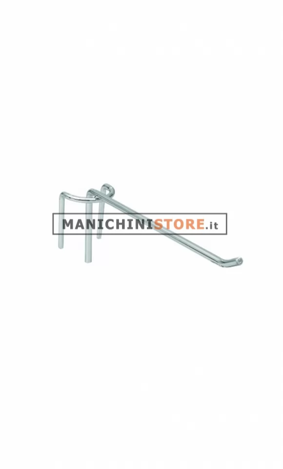 Gancio porta blister semplice in tondino