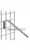 Braccio espositore inclinato con 12 sfere