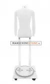 Busto donna/A per foto internet e-commerce opale con base con ruote