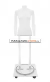 Busto donna per foto internet e-commerce con base con ruote