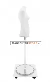 Busto donna/A per foto internet e-commerce opale con base con ruote