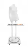 Busto donna/A per foto internet e-commerce opale con base con ruote