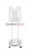 Busto donna per foto internet e-commerce con base con ruote