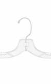Elegant Clear Plastic Clothes Hanger 35 cm &ndash; Made in Italy