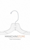 30-Piece Clear Crystal Plastic Kids' Hanger Box Set