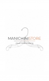 Elegant Clear Plastic Clothes Hanger 44 cm &ndash; Made in Italy