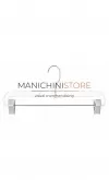 gruccia 35cm plastica cristallo