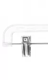 gruccia 28cm plastica cristallo