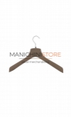 Coat hanger 38 x 4,5 cm - taupe velvet