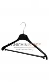 Gruccia plastica capospalla 42 x 1,5 cm - nera