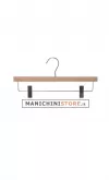 Gruccia legno pinza 34 cm - Faggio