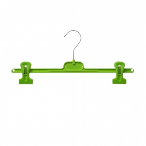 Clip hanger 36 cm - fluorescent green velvet