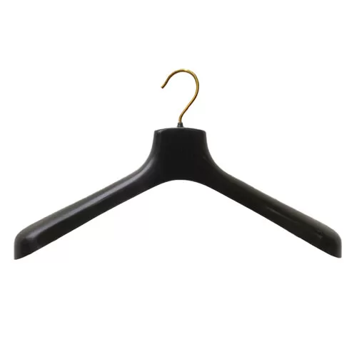 Gruccia capospalla 50x7 cm - plastica nera