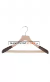 Gruccia legno capospalla-portapantalone cm.45 x cm.5 - Faggio Velluto Spalla