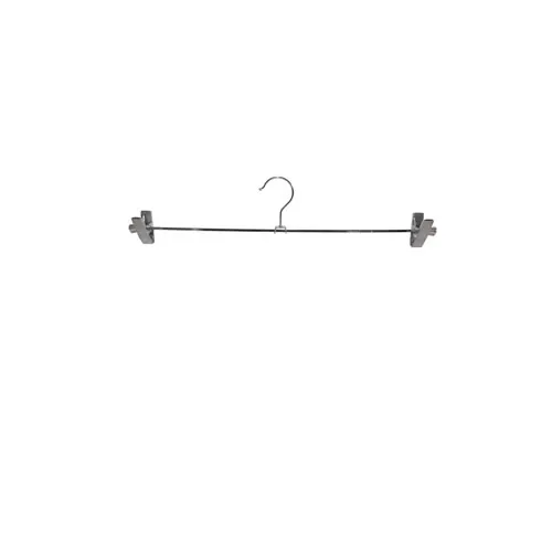 Gruccia metallo pinza 45,5 cm - metallo cromato