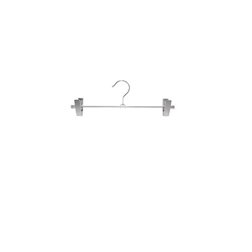Gruccia metallo pinza 30 cm - metallo cromato