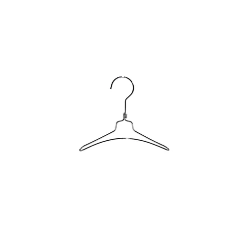 Gruccia metallo capospalla Bambino 30 cm - metallo cromato
