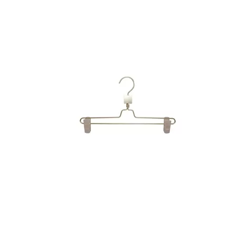 Gruccia metallo pinza Bambino 28 cm - alluminio oro