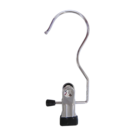 Gancio con pinza - Metallo Cromato