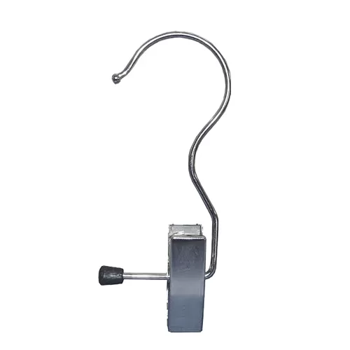 Gancio con pinza - Metallo Cromato