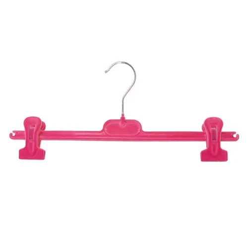 Gruccia plastica pinza 36 cm - Velluto Fucsia