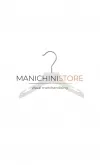 Gruccia legno Bambino con taglio a spallina 26 cm - bianco