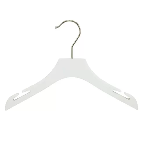 Gruccia legno Bambino con taglio a spallina 30 cm - bianco