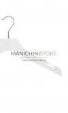 Gruccia legno Bambino con taglio a spallina 36 cm - bianco