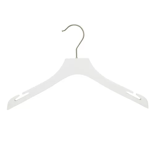 Gruccia legno Bambino con taglio a spallina 36 cm - bianco