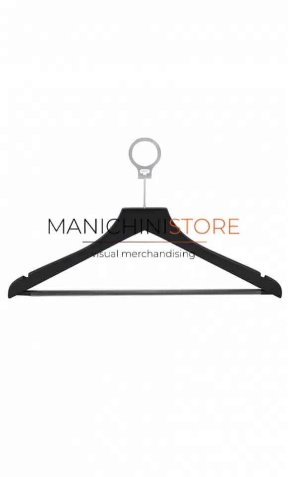 Gruccia legno per HOTEL - Nero Opaco