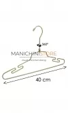 Gruccia metallo capospalla 40 cm - oro