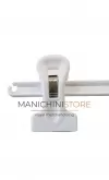 Gruccia plastica bianca - pinza 36 cm