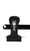 Gruccia appendiabito pinza 36 cm. Plastica Nera