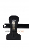 Plastic clip hanger 24 cm - Black