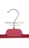 Gruccia plastica pinza 36 cm - Velluto Fucsia
