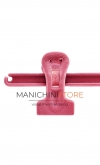 Gruccia plastica pinza 36 cm - Velluto Fucsia