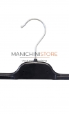 Plastic clip hanger 46 cm - black