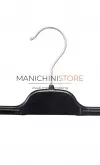 Gruccia appendiabito pinza 46 cm. Plastica Nera