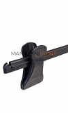Plastic clip hanger 36 cm - black