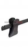 Gruccia appendiabito pinza 36 cm. Plastica Nera