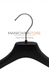 Plastic coat hanger 42 x 5 cm - Black