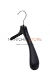 Plastic coat hanger 42 x 5 cm - Black