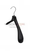 Gruccia plastica capospalla 42 x 5 cm - Plastica Nera