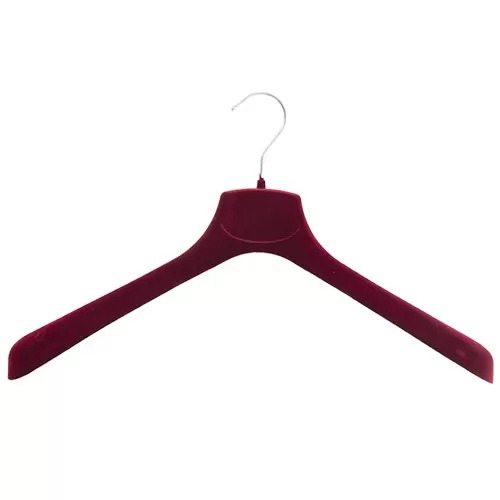 Gruccia capospalla 45 x 4,5 cm. Velluto Bordeaux