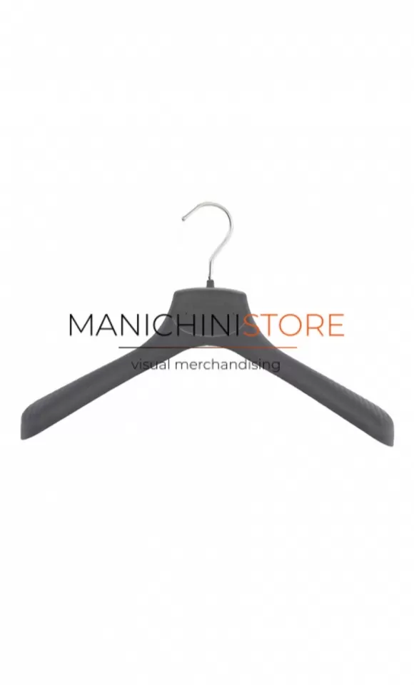 Gruccia capospalla 40 x 4,5 cm - Velluto grigio