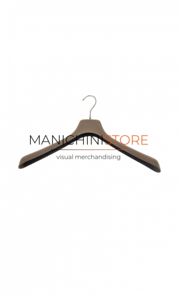 Hanger 39 x 3,3 cm - light brown velvet